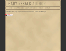 Tablet Screenshot of garyreback.com